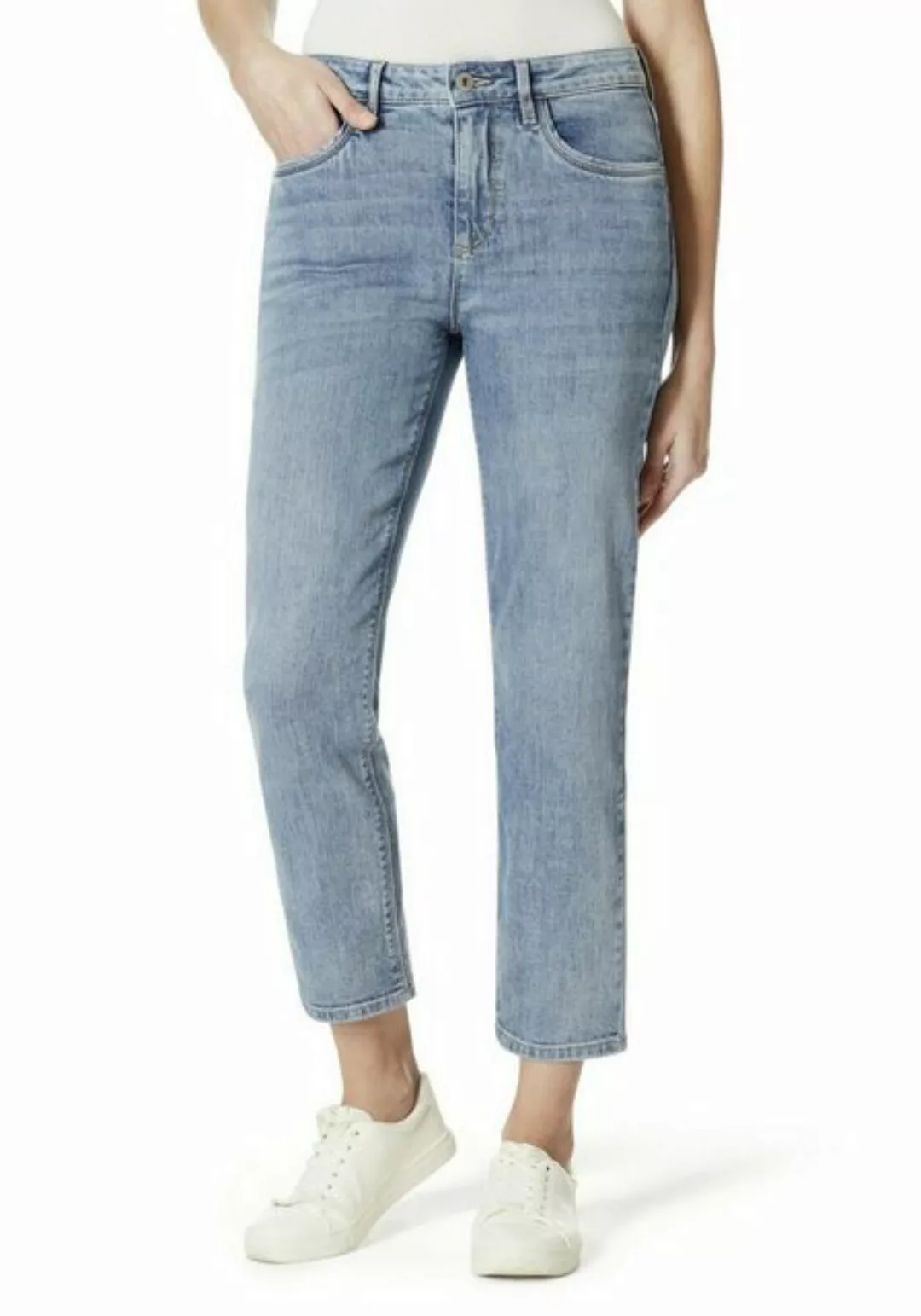 STOOKER WOMEN Straight-Jeans CALIFORNIA - STRAIGHT FIT CROPPED- Blue BLEACH günstig online kaufen