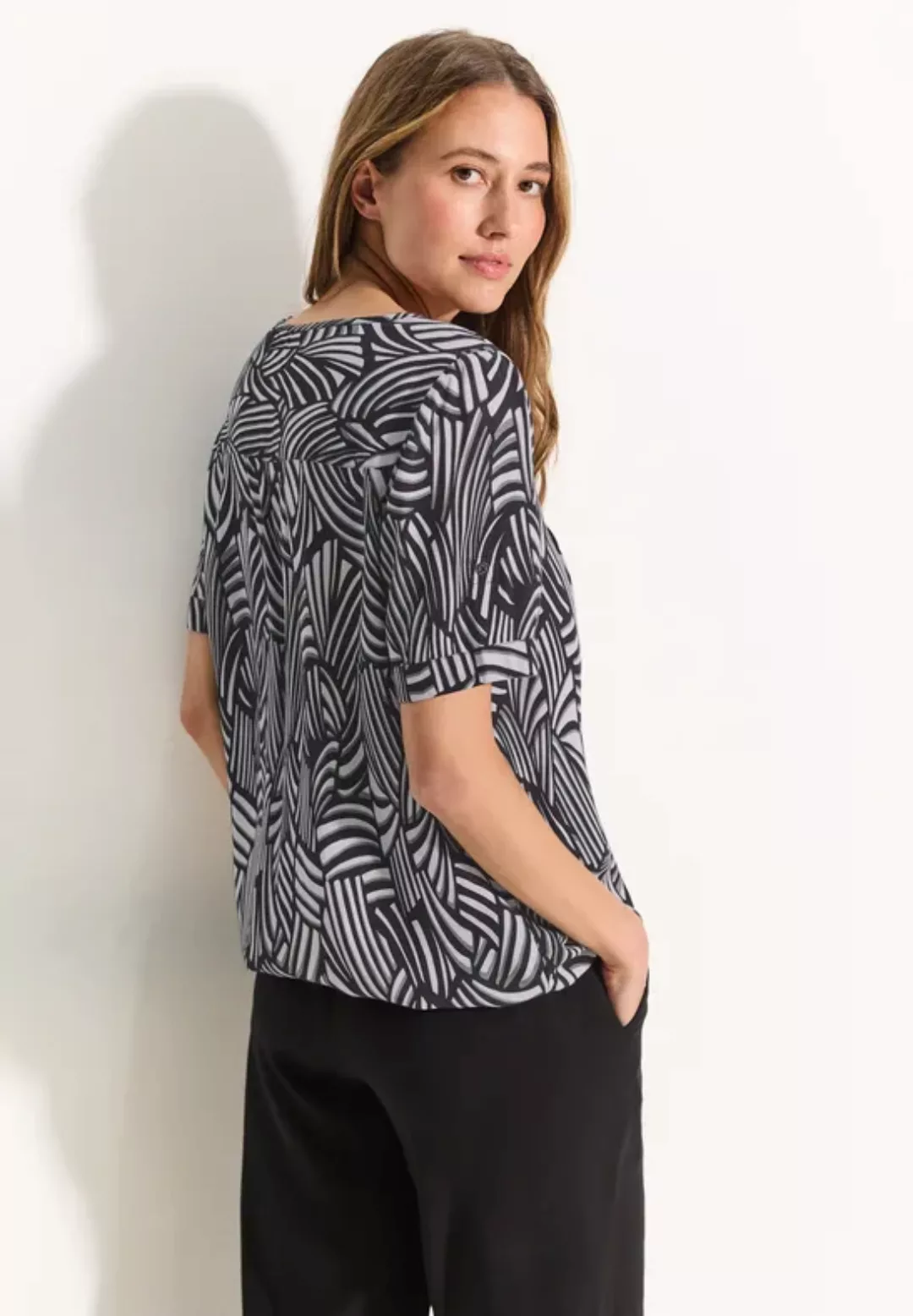 Tunika Bluse mit Print günstig online kaufen