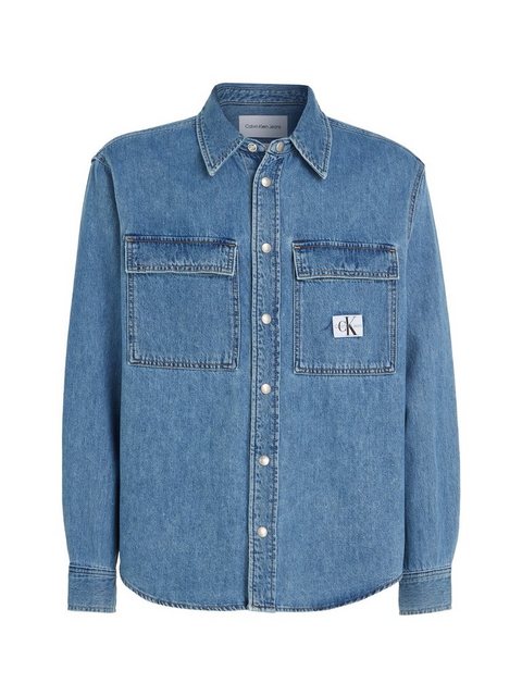 Calvin Klein Jeans Langarmhemd RELAXED LINEAR DENIM SHIRT günstig online kaufen