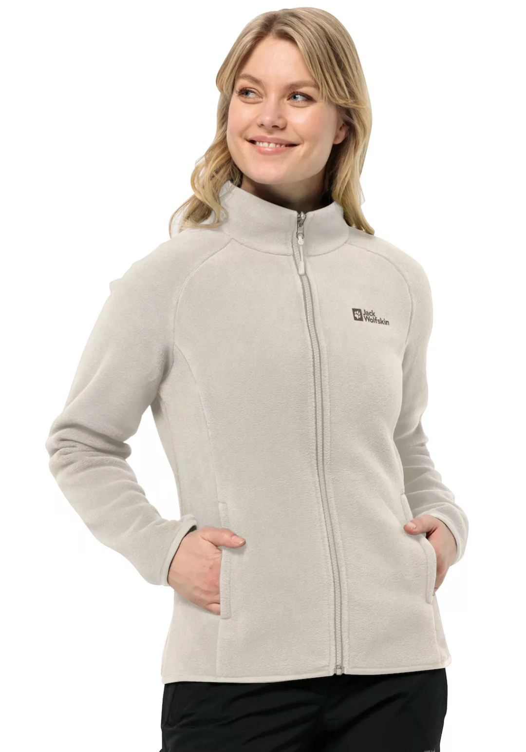 Jack Wolfskin Fleecejacke "MOONRISE FZ W", mit kurzem Systemreißverschluss günstig online kaufen