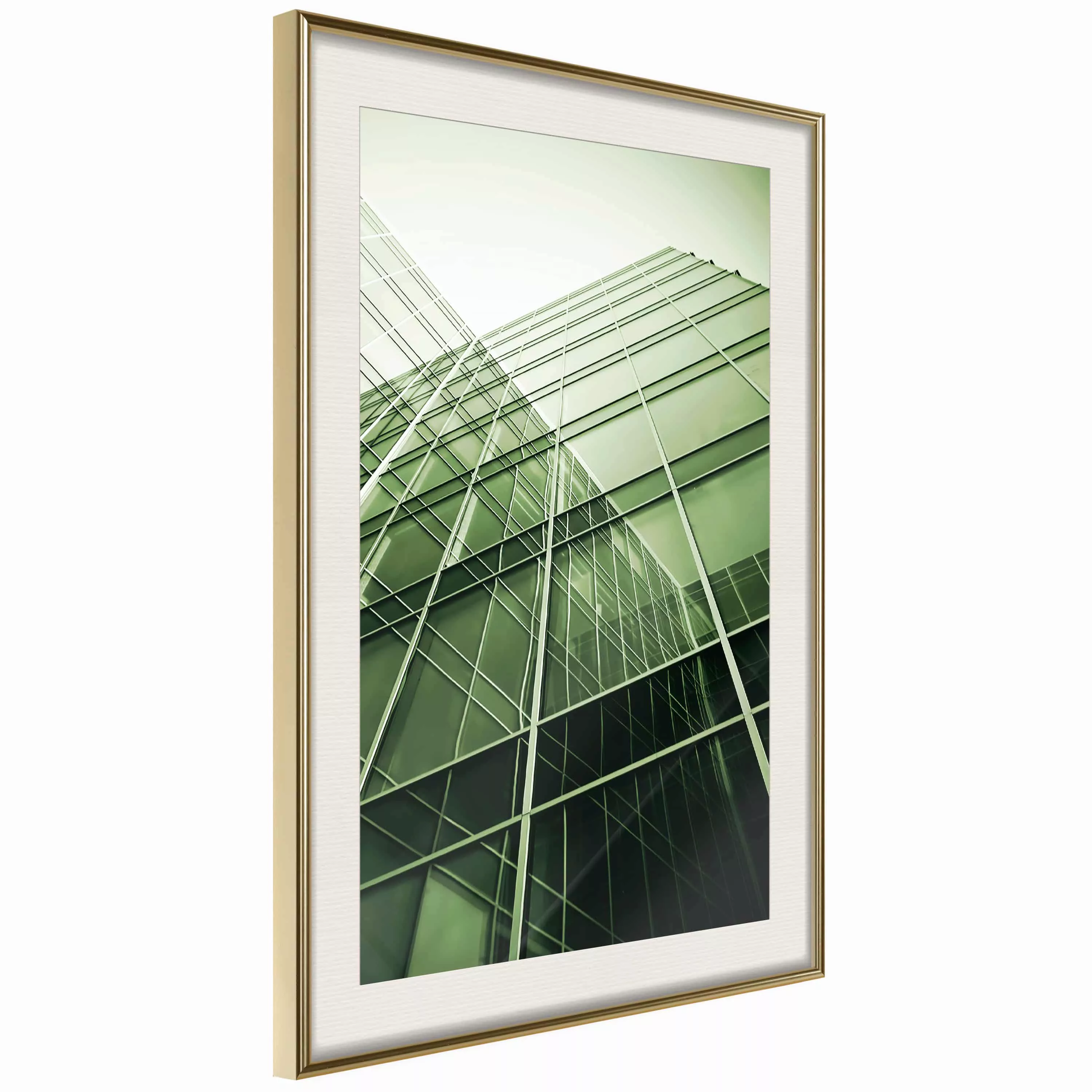 Poster - Steel And Glass (green) günstig online kaufen