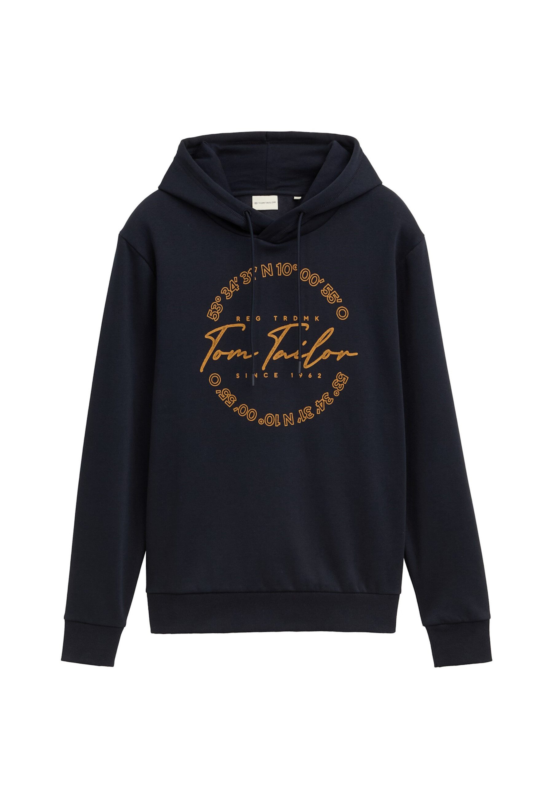 TOM TAILOR Kapuzensweatshirt mit großem Logo-Frontprint günstig online kaufen