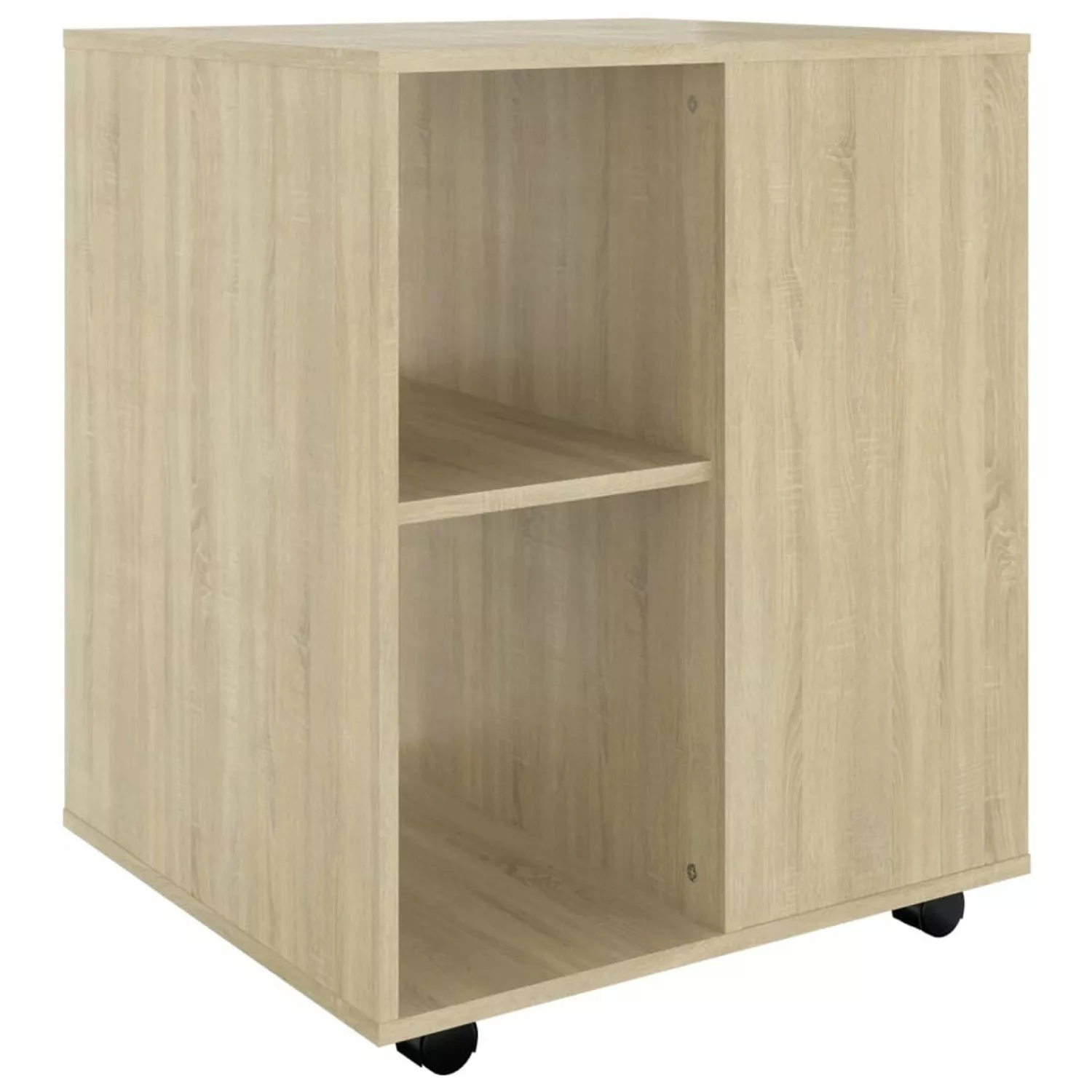 vidaXL Aktenschrank Rollschrank Sonoma Eiche 60x53x72 cm Spanplatte günstig online kaufen