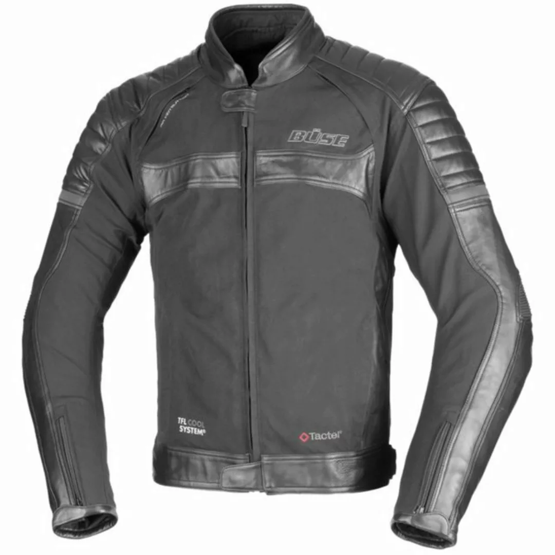 Büse Motorradjacke Büse Ferno Textil-/Lederjacke Schwarz 46 günstig online kaufen