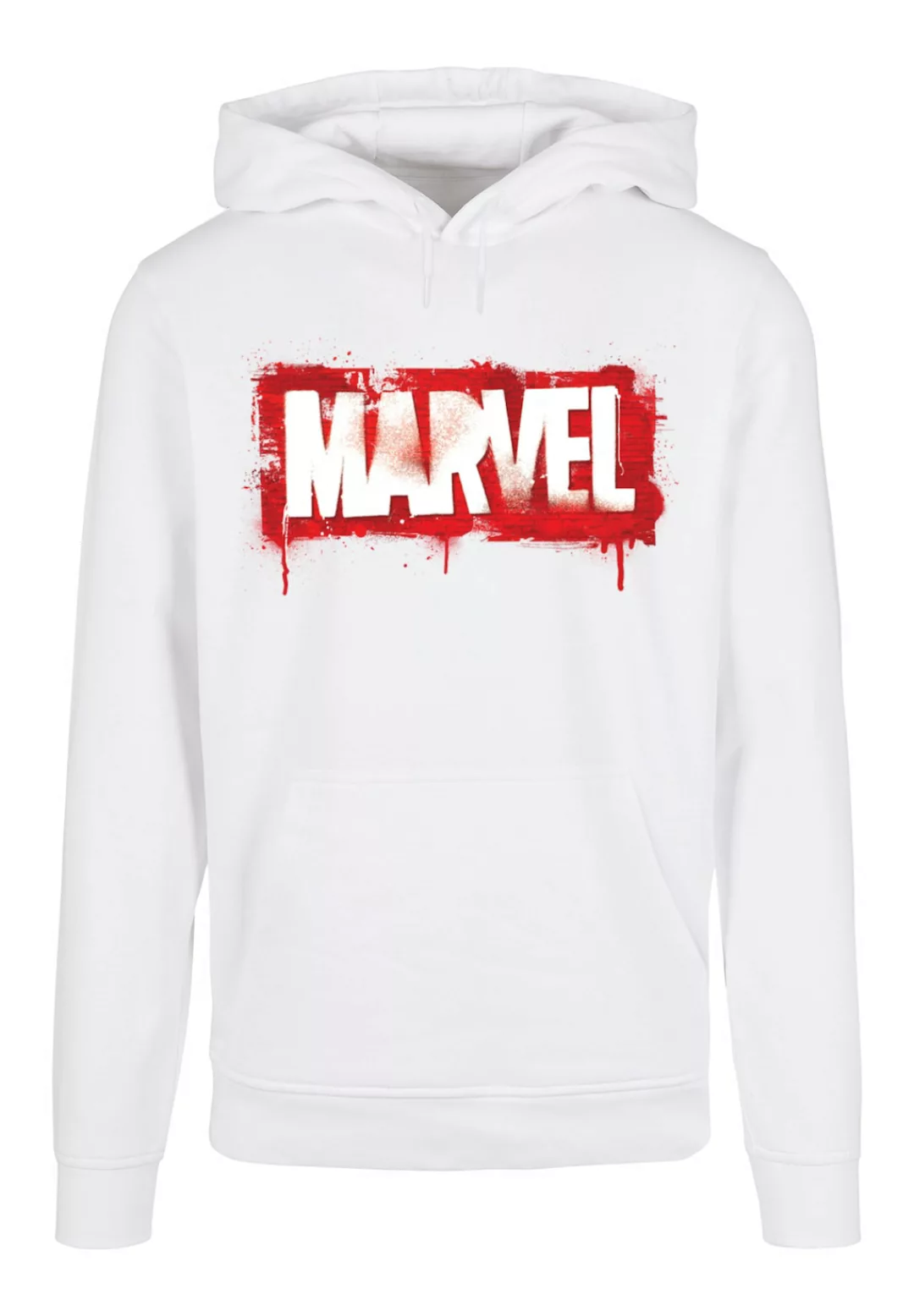 F4NT4STIC Rundhalspullover "F4NT4STIC Herren Marvel Spray Logo with Basic H günstig online kaufen