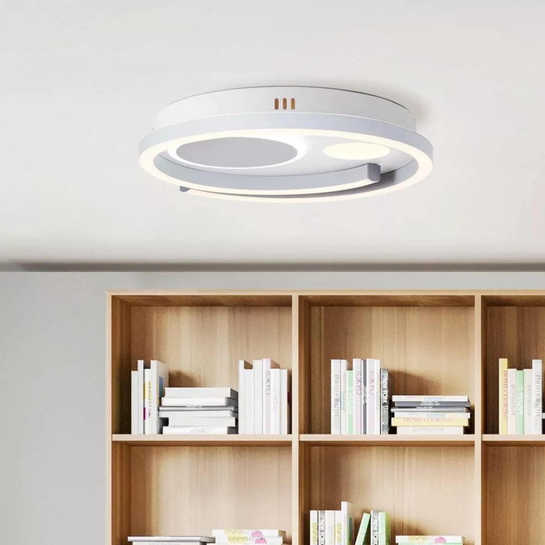 LED Deckenleuchte Thekla in Weiß und Schwarz 10,66W 3500lm günstig online kaufen