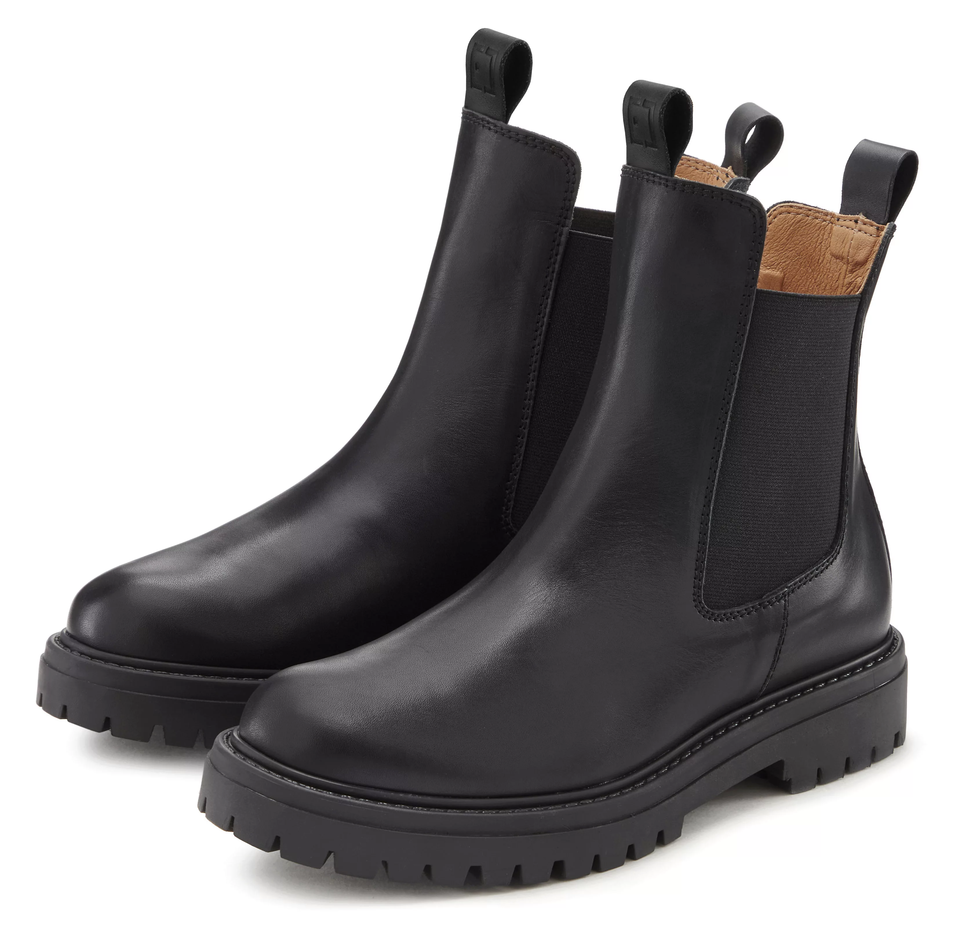 Elbsand Stiefelette, Chelseaboots, Schlupfstiefel, Bikerboots aus Leder günstig online kaufen