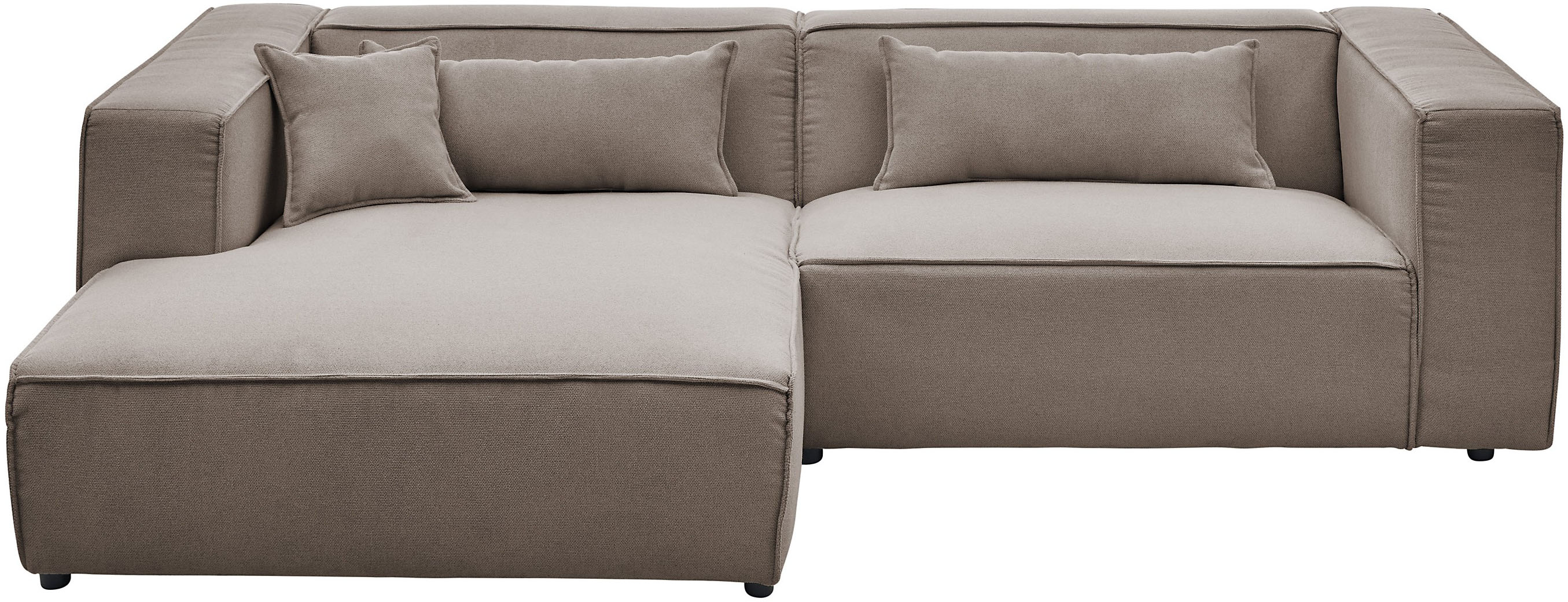 LeGer Home by Lena Gercke Ecksofa "PIARA mit Kedernaht in Cord oder Leineno günstig online kaufen