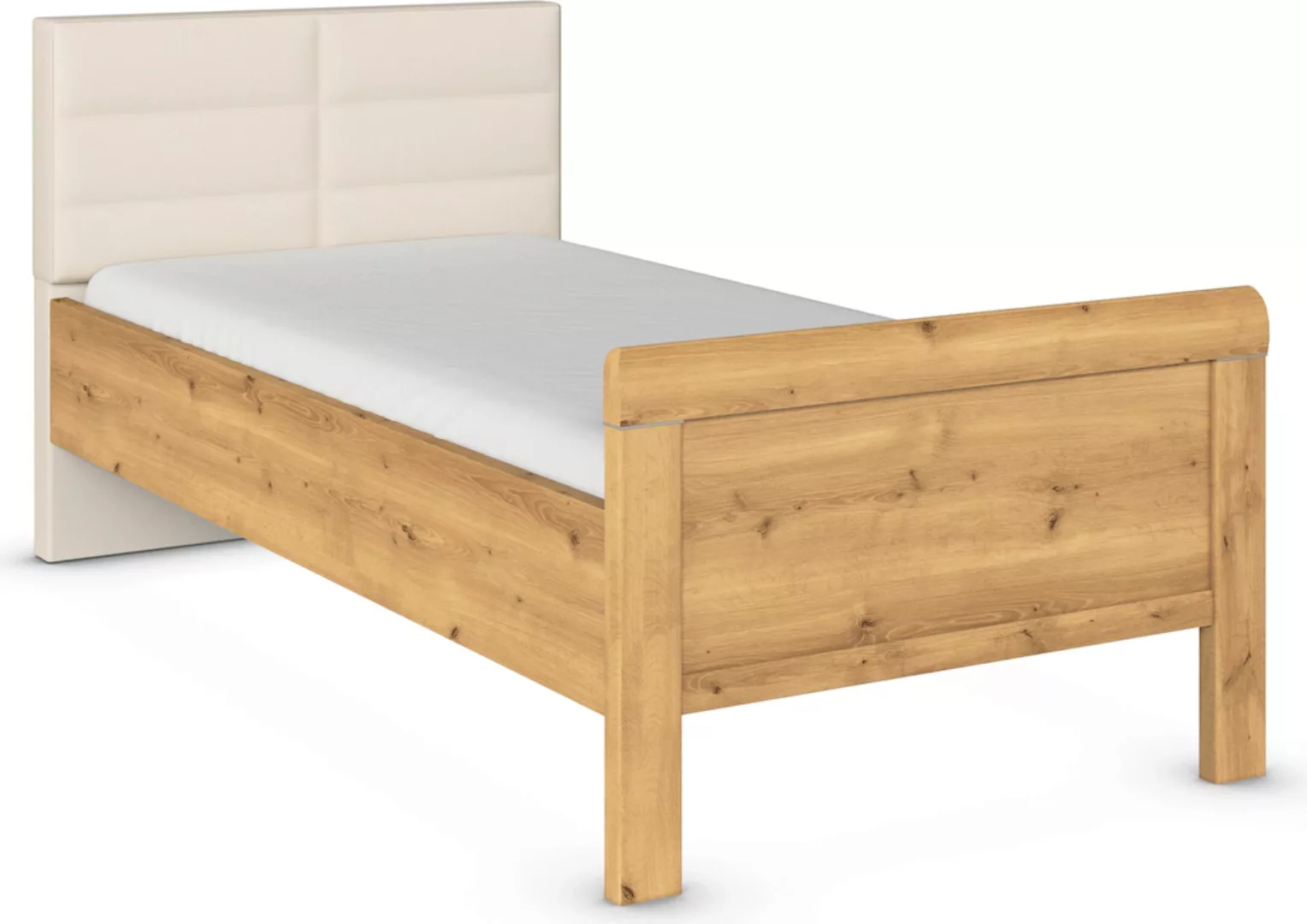 rauch Bett "Evelyn", in Komforthöhe mit Polsterkopfteil in elegantem Stil M günstig online kaufen