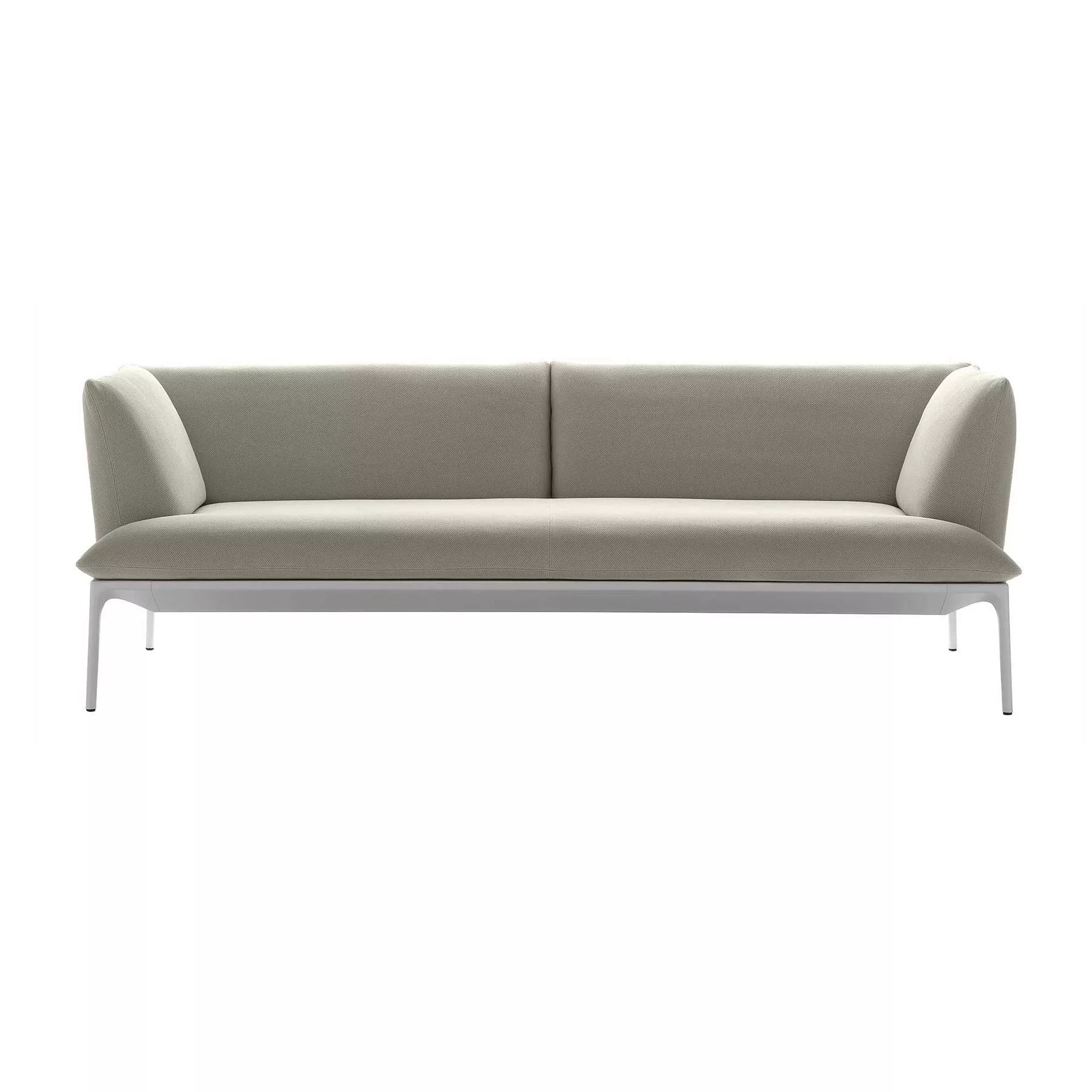 MDF Italia - Yale S3 Sofa 3-Sitzer - hellgrau/Stoff Menfi R366 Col. 166/BxH günstig online kaufen