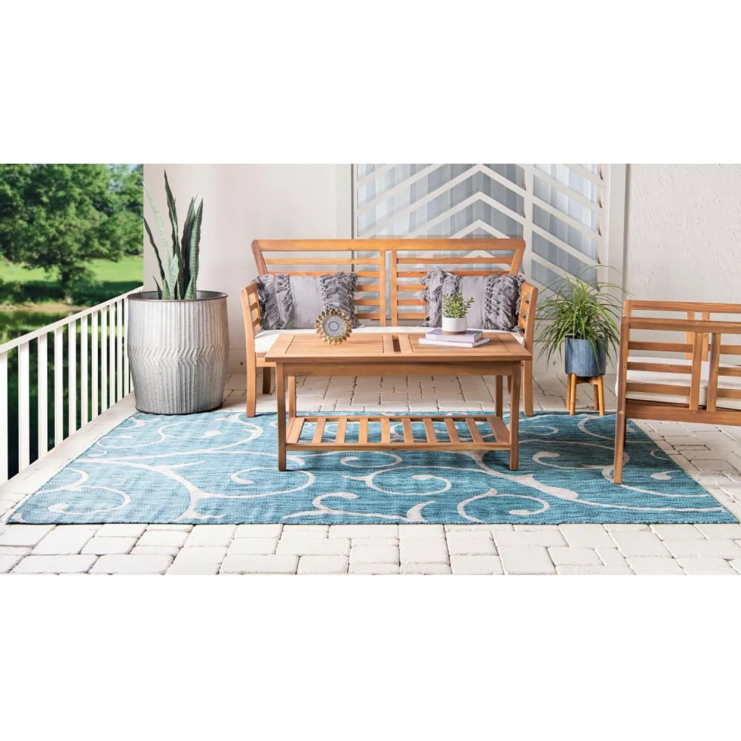 Myflair Möbel & Accessoires Teppich »Outdoor Beauties«, rechteckig, In- und günstig online kaufen