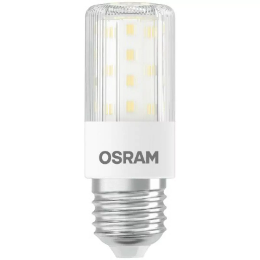 Osram LED-Lampe T-Form Klar Dimmbar E27 / 7,5W (806 lm) Warmweiß günstig online kaufen