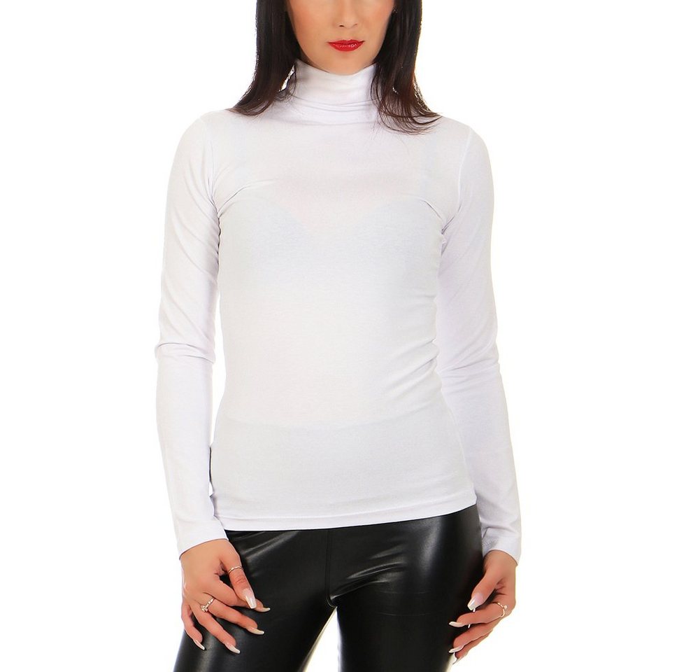 Mellice Rollkragenshirt Damen Langarm Rollkragen Shirt günstig online kaufen