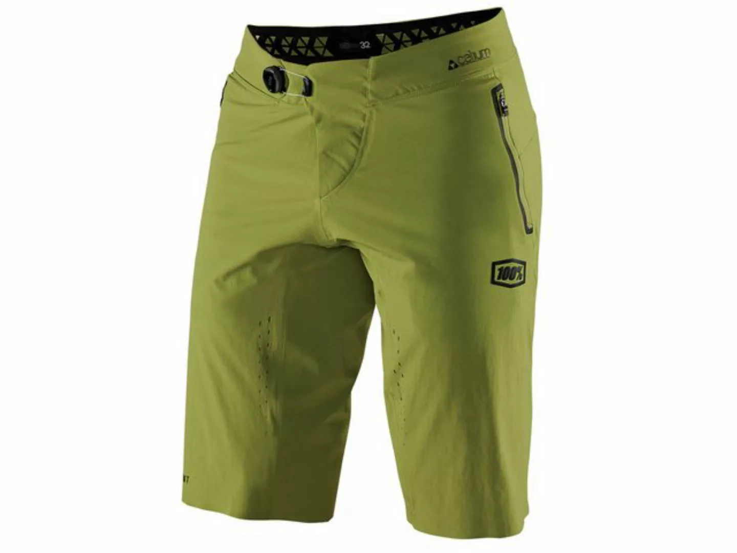 100% Fahrradhose 100% Celium Enduro/Trail Short - Olivegrün 36 - XL günstig online kaufen