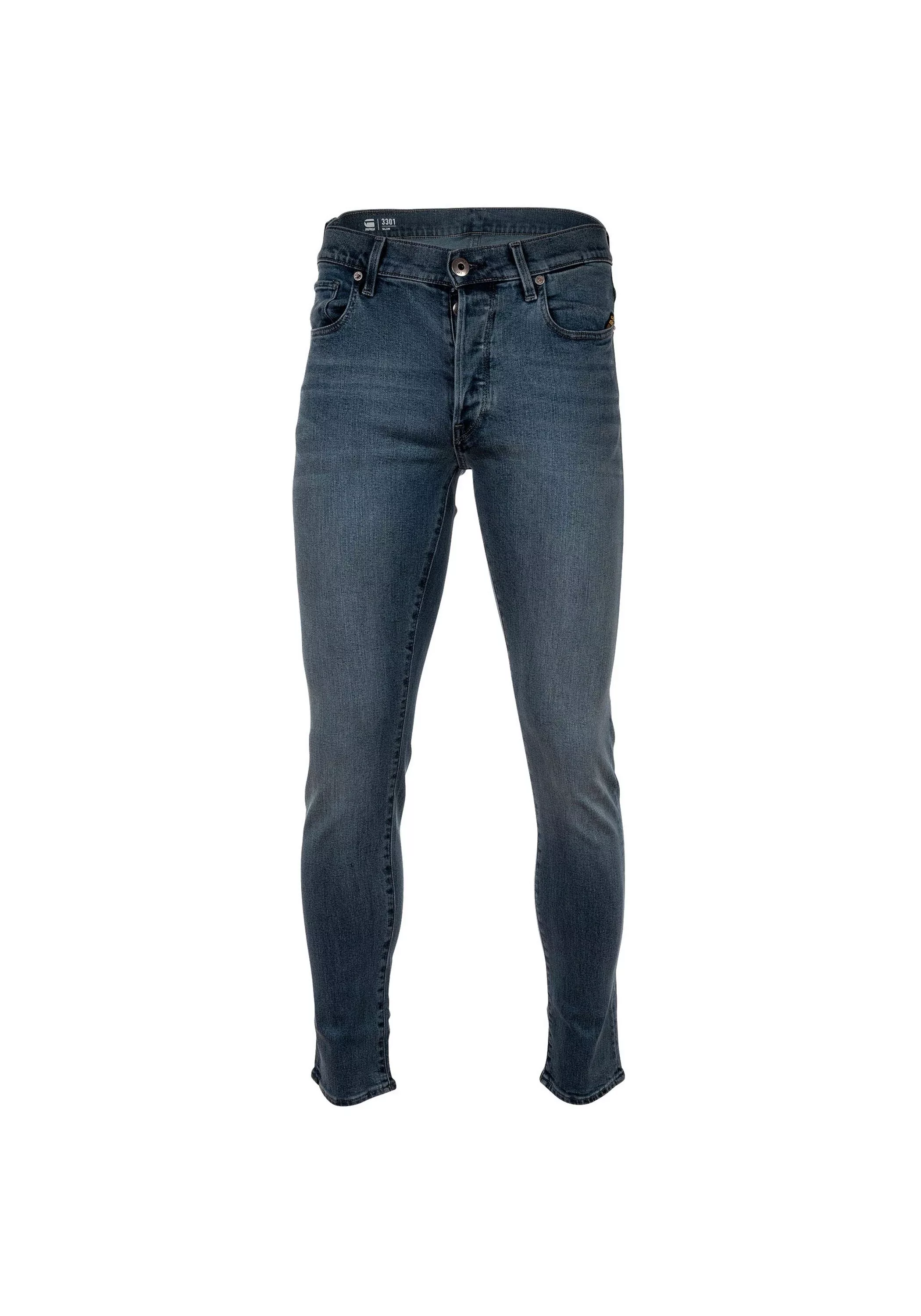 G-STAR Regular-fit-Jeans Herren Jeans - 3301 Slim, Länge 34, Elto Stretch günstig online kaufen