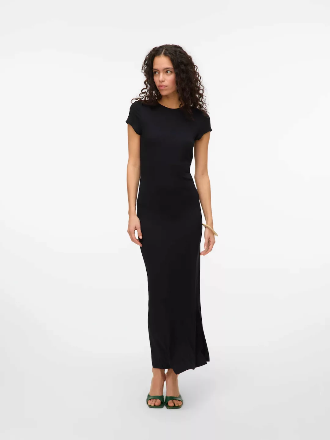 Vero Moda Maxikleid "VMSAANVI SS O-NECK ANKLE DRESS VMA NOOS", Sommerkleid günstig online kaufen