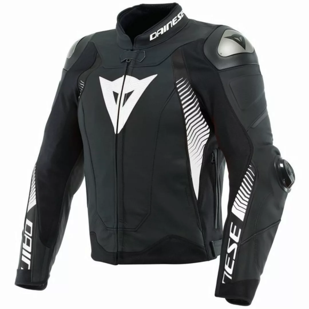 Dainese Motorradjacke Dainese Super Speed 4 Lederjacke schwarz-matt / weiß günstig online kaufen