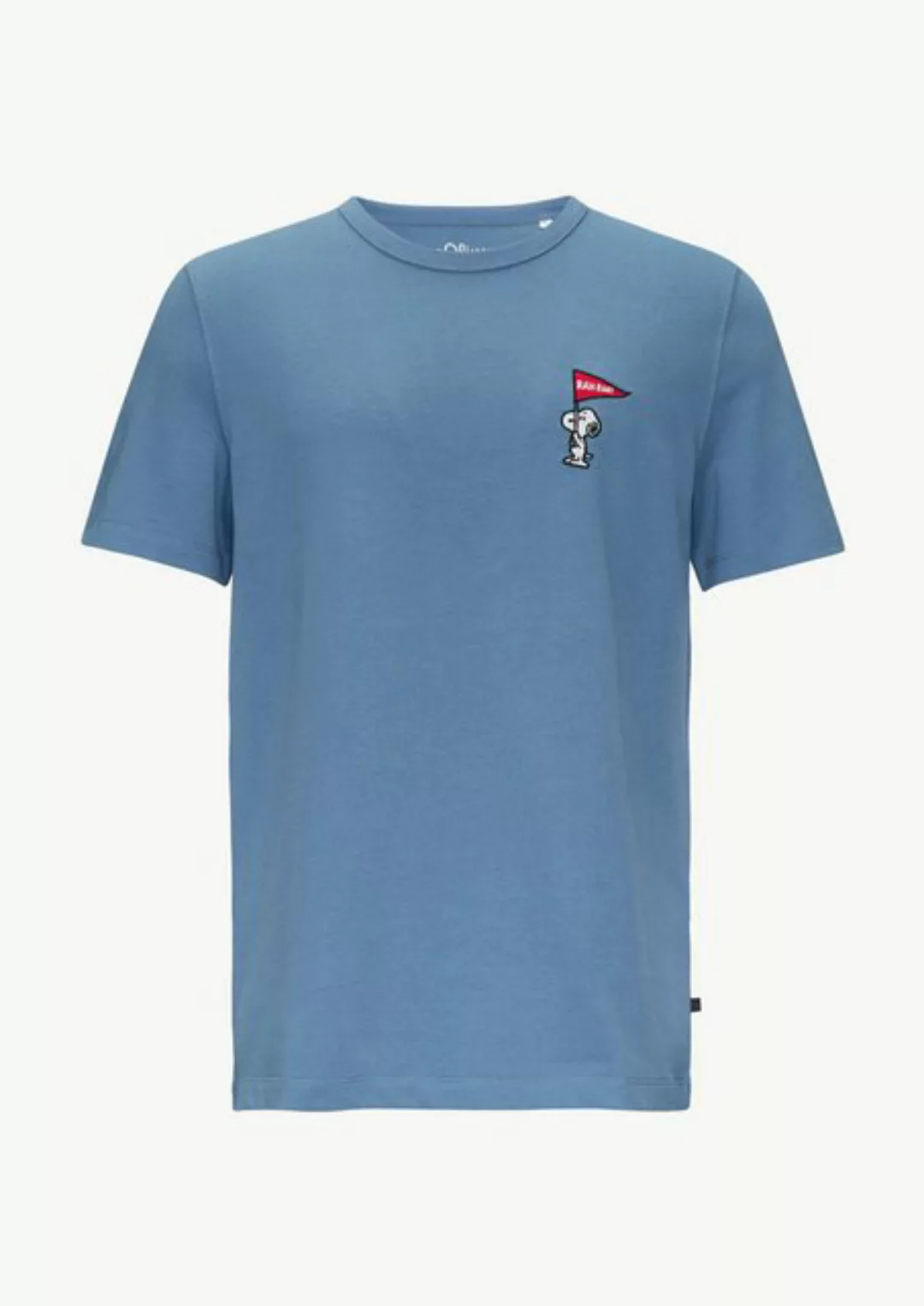 s.Oliver Kurzarmshirt T-Shirt aus schwerer Jersey-Ware mit Peanuts®-Motiv A günstig online kaufen