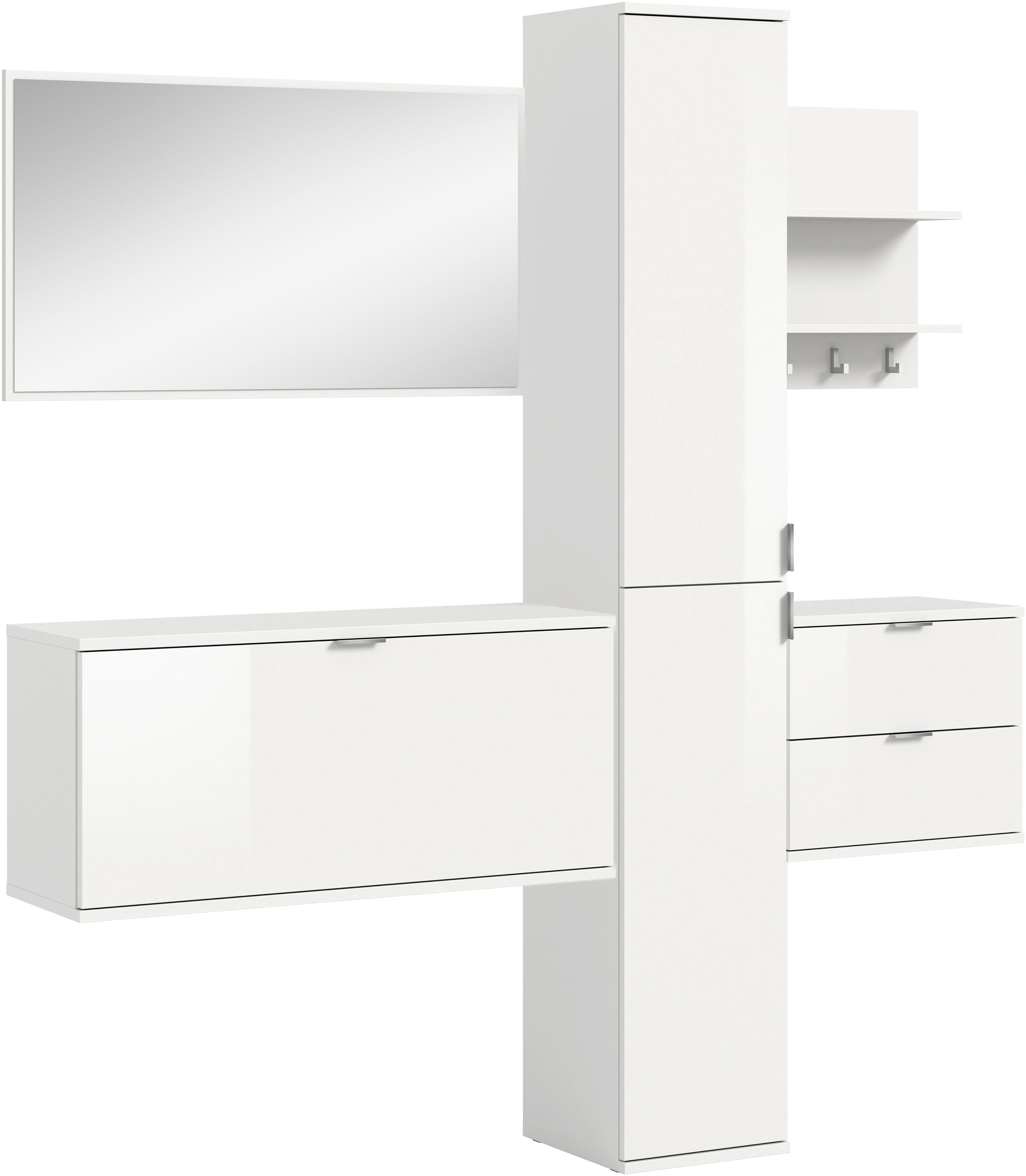 INOSIGN Garderoben-Set "Trondheim Garderobenset 5-tlg., Breite 174 cm", (5 günstig online kaufen