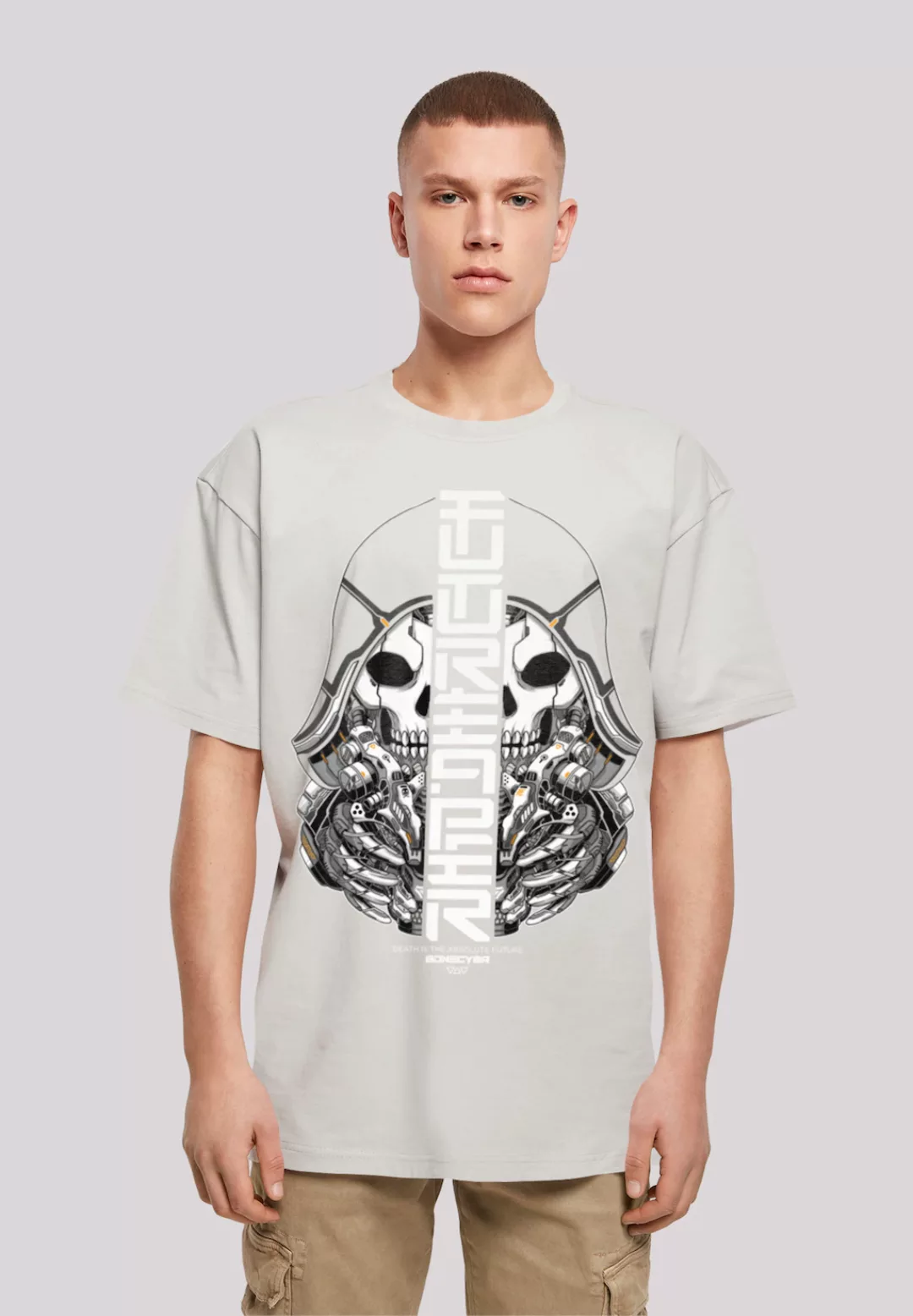 F4NT4STIC T-Shirt "Cyber Bone Futureaper CYBERPUNK STYLES" günstig online kaufen