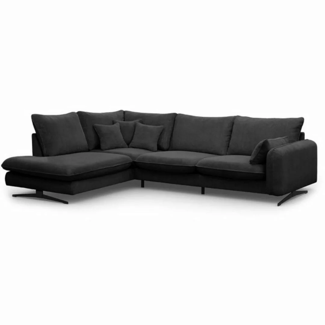 Beautysofa Ecksofa Prince L, L-Form Polstersofa aus Cord-Bezug, l-shape Pol günstig online kaufen