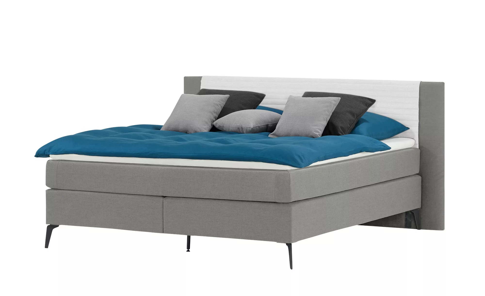 SKAGEN BEDS Boxspringbett  Synda ¦ grau ¦ Maße (cm): B: 160 H: 107 Betten > günstig online kaufen