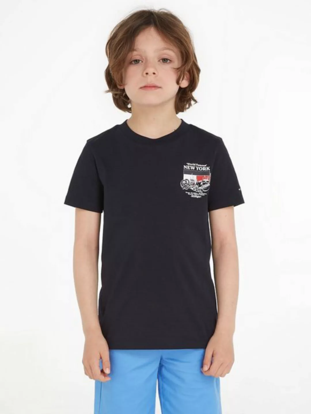 Tommy Hilfiger T-Shirt FINEST FOOD TEE S/S mit großem Print auf der Rücksei günstig online kaufen