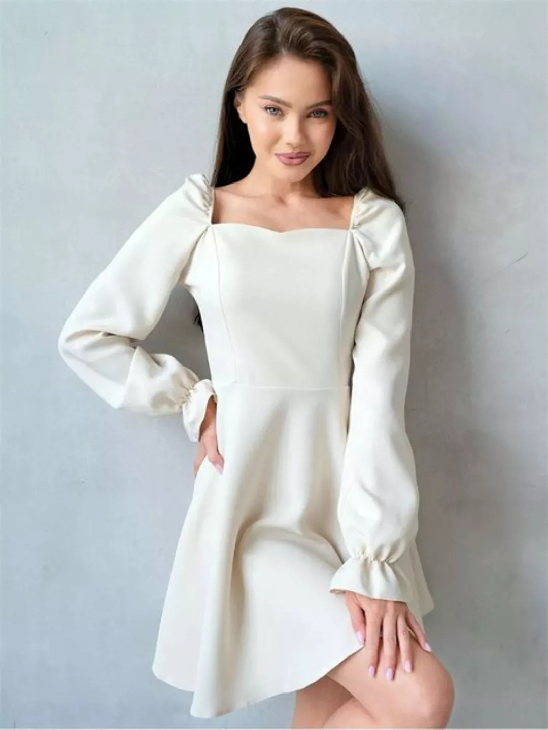 AFAZ New Trading UG Abendkleid Damen-Bankett-Abendkleid quadratischem Aussc günstig online kaufen