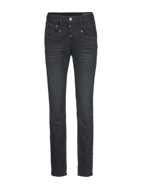 Herrlicher Boyfriend-Jeans Shyra Long Recycled Denim Black Stretch günstig online kaufen