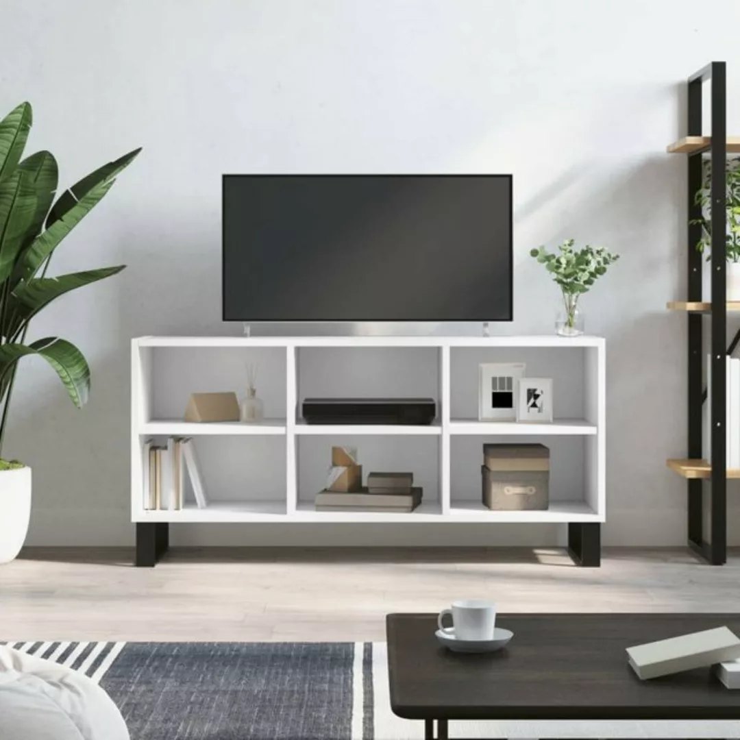 vidaXL TV-Schrank TV-Schrank Weiß 103,5x30x50 cm Spanplatte günstig online kaufen