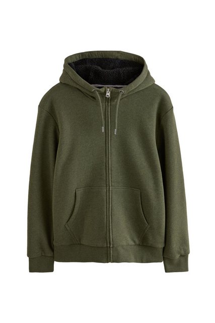 Next Kapuzenfleecejacke Teddyfell-Kapuzenjacke mit Reißverschluss (1-St) günstig online kaufen