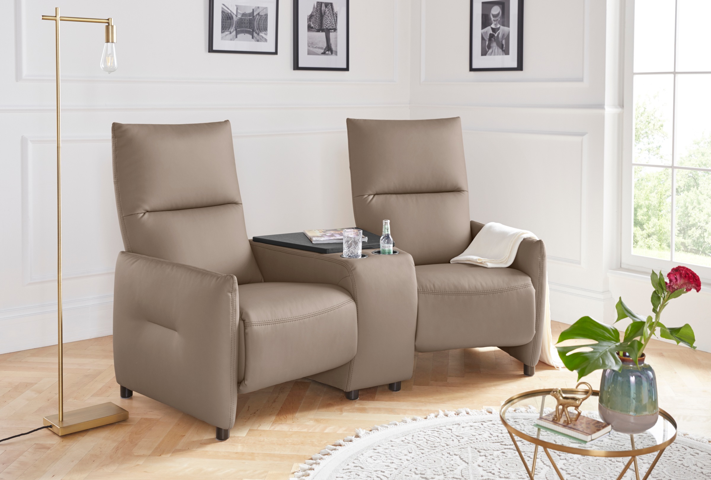 exxpo - sofa fashion 2-Sitzer Exxpo Fado, Kinosofa, super bequem, hohe Rück günstig online kaufen