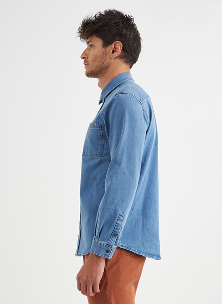 Diego - Denim Jeans Shirt Aus Bio Baumwolle günstig online kaufen
