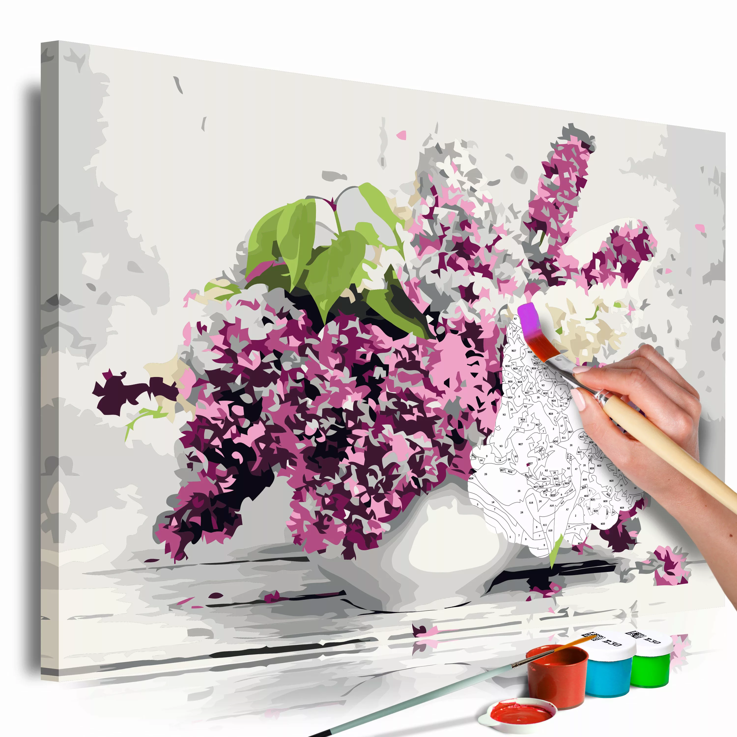 Malen Nach Zahlen - Vase And Flowers günstig online kaufen