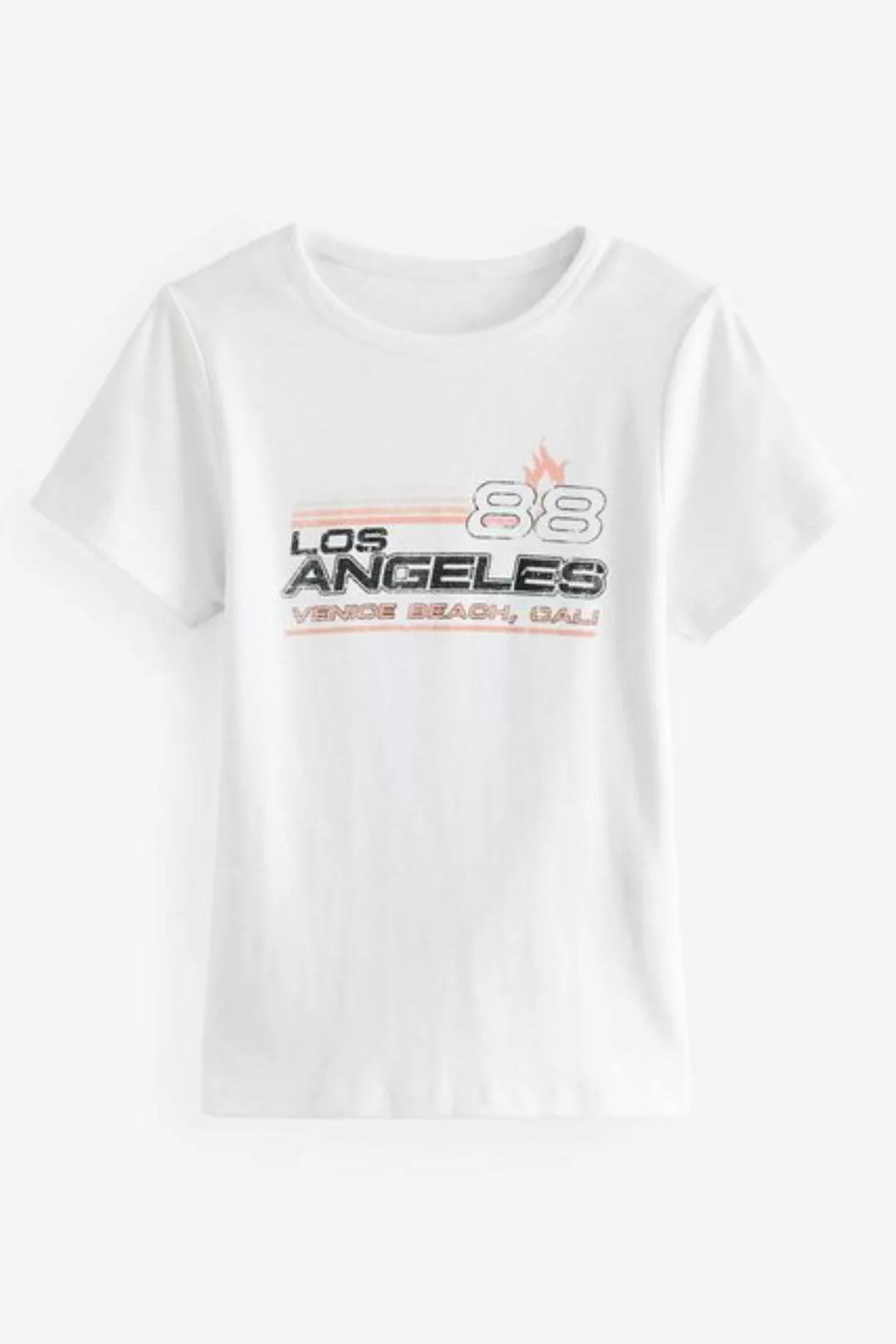 Next T-Shirt Slim Fit Kurzarm-T-Shirt mit Grafikprint (1-tlg) günstig online kaufen