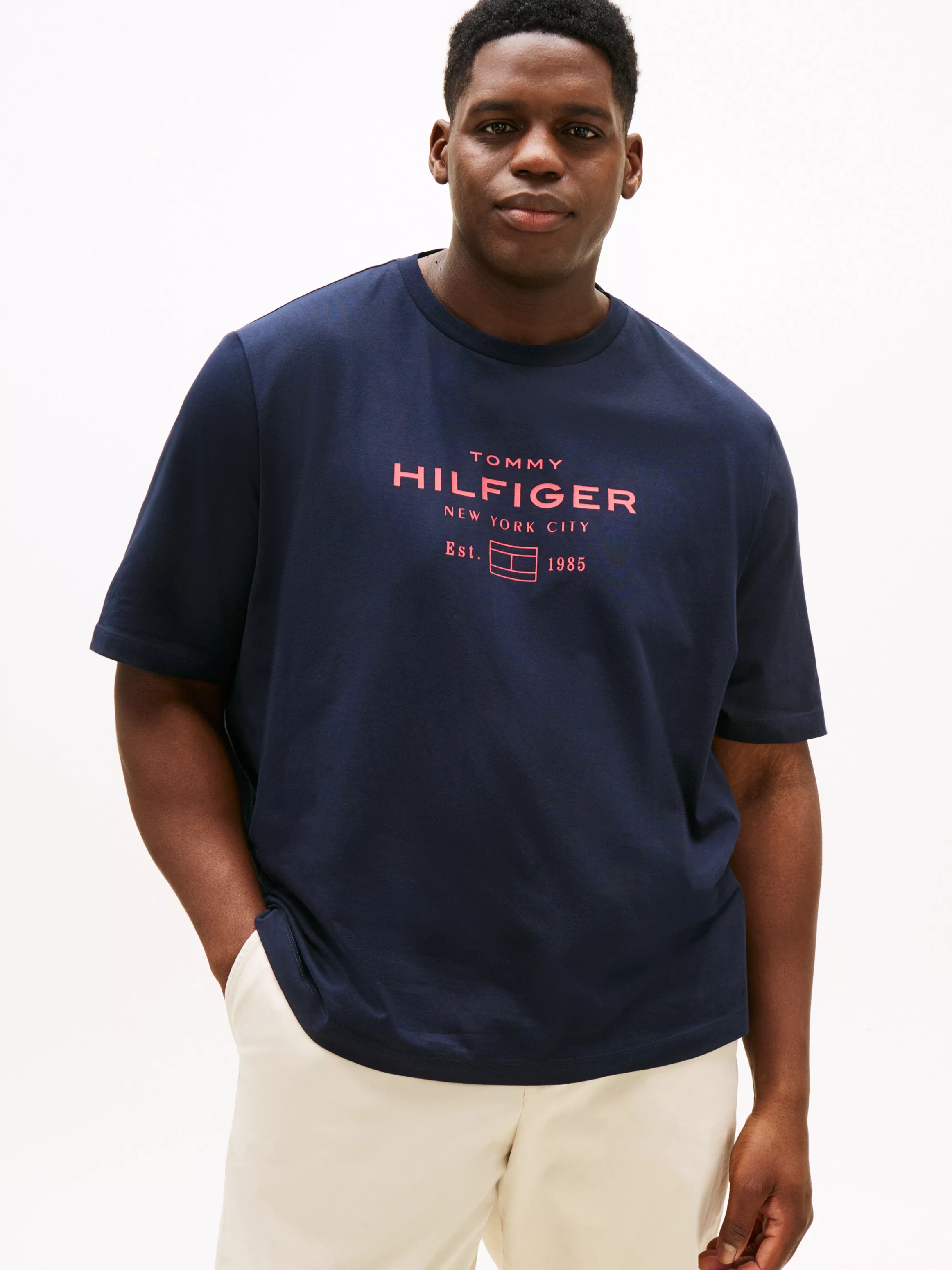 Tommy Hilfiger Big & Tall T-Shirt "HILFIGER STACK GRAPHIC TEE", Große Größe günstig online kaufen