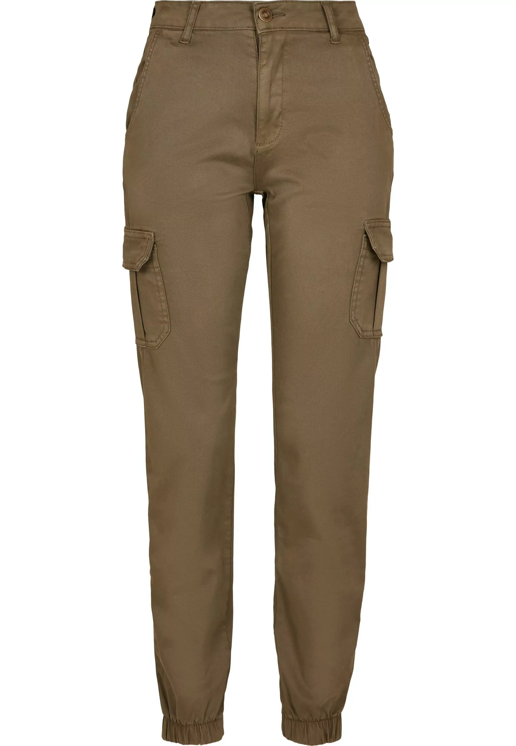 URBAN CLASSICS Cargohose "Urban Classics Damen Ladies High Waist Cargo Pant günstig online kaufen