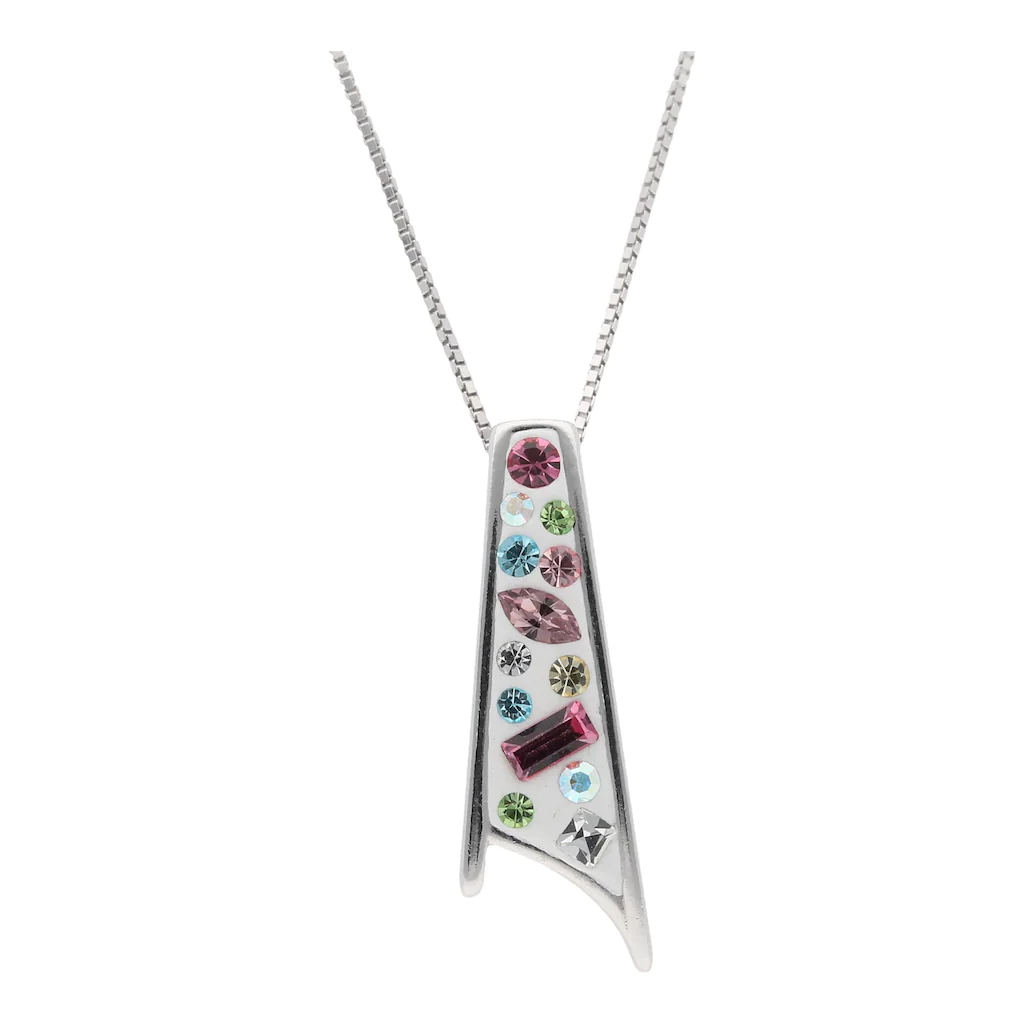 Smart Jewel Kette mit Anhänger "mit Kristallsteinen, Silber 925" günstig online kaufen