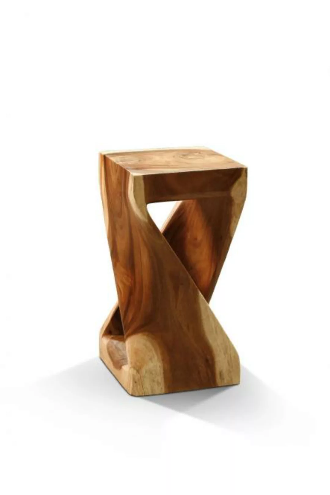 Hocker ROOT Millennium Suar Holz Natur Hellbraun günstig online kaufen