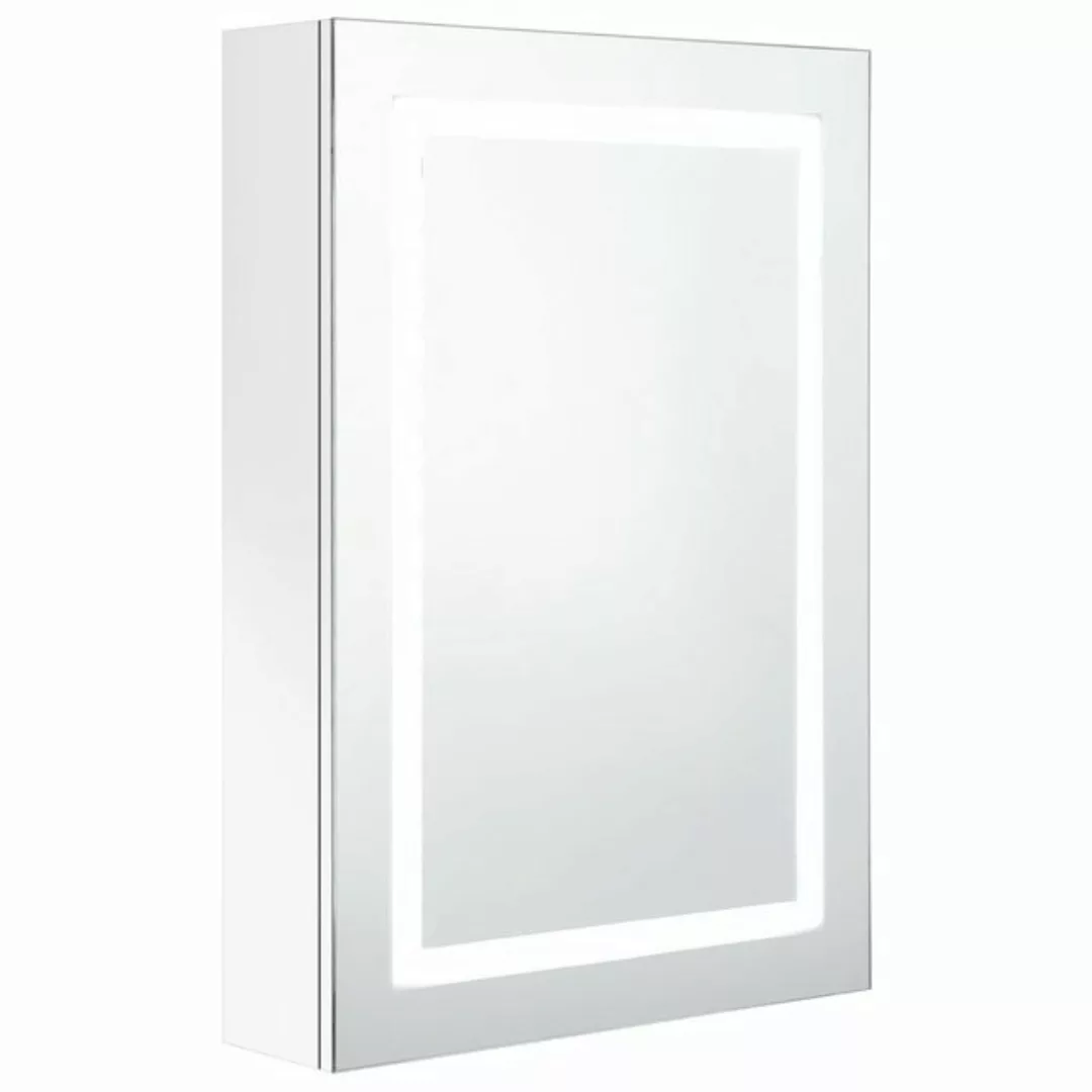 Led-bad-spiegelschrank Glänzendes Weiß 50x13x70 Cm günstig online kaufen