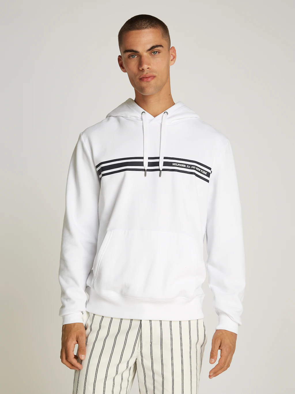 Tommy Hilfiger Kapuzensweatshirt "CENTRAL CHEST STRIPE HOODY", mit kontrast günstig online kaufen