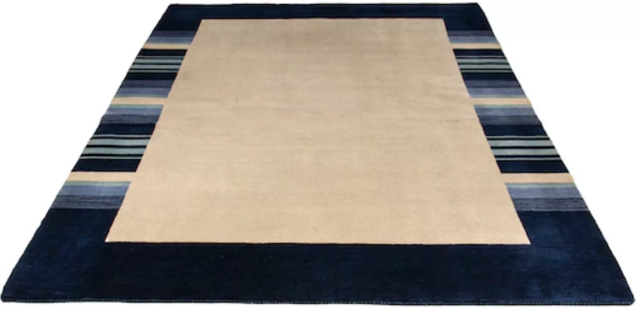 morgenland Wollteppich »Gabbeh - Softy - 232 x 174 cm - beige«, rechteckig günstig online kaufen