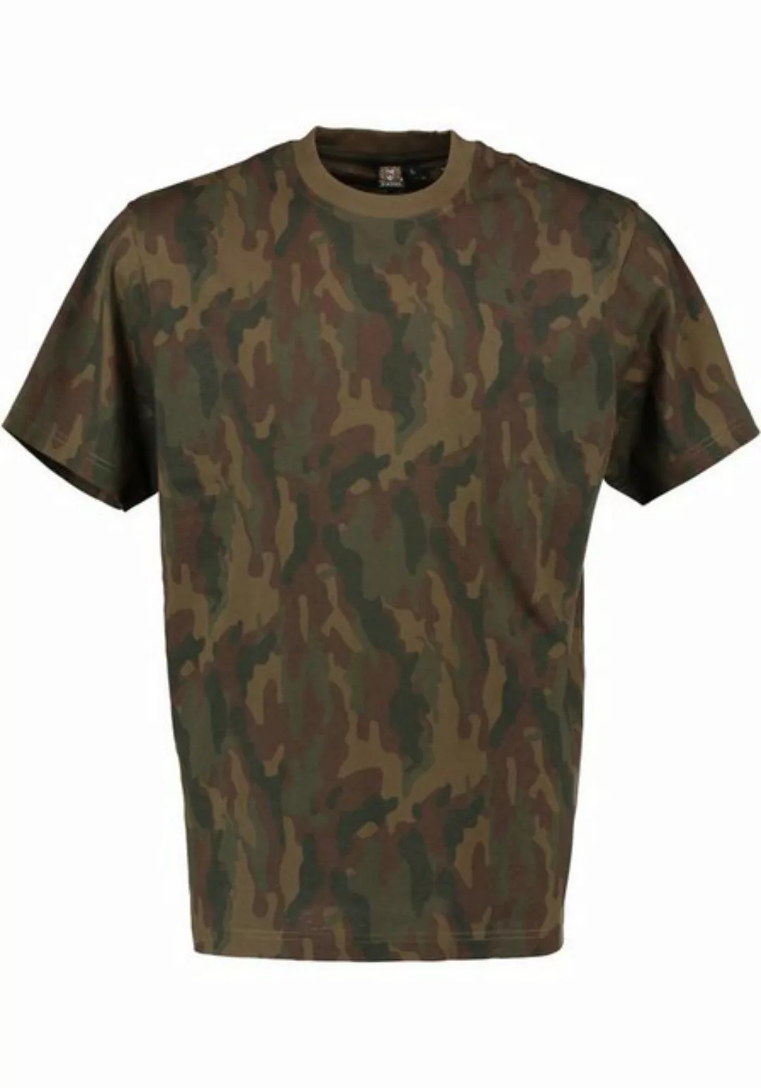OS-Trachten T-Shirt Davilo Kurzarm Jagdshirt in Camouflage-Optik im 2er-Pac günstig online kaufen