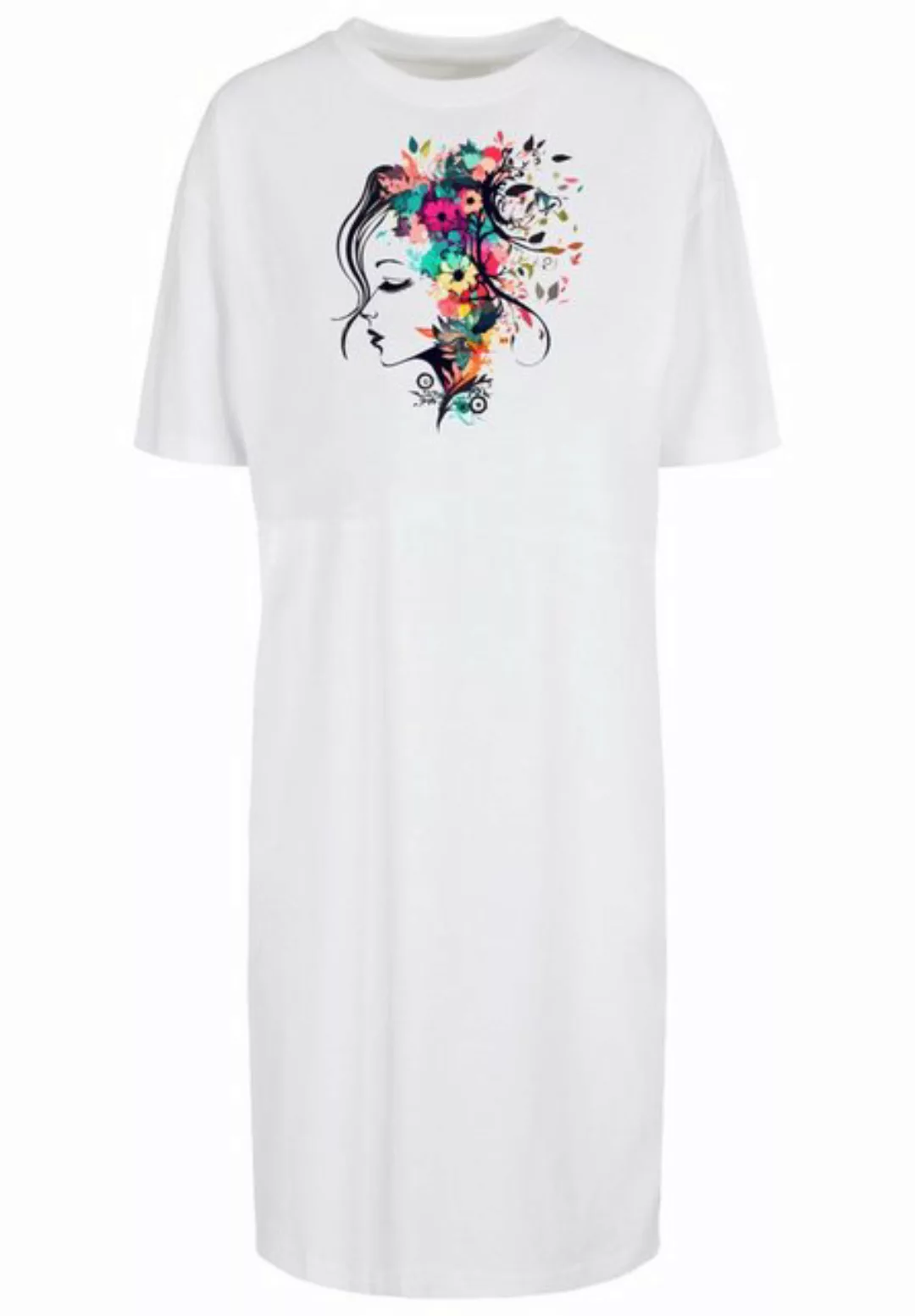 F4NT4STIC Shirtkleid "Blumen Silhouette Bunt", Print günstig online kaufen