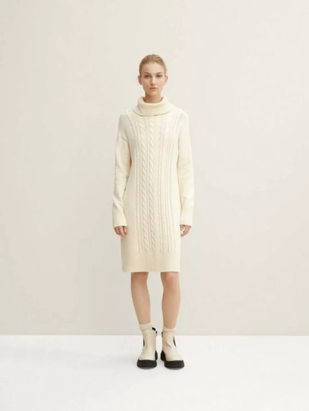 TOM TAILOR Jerseykleid Strickkleid in Midilänge günstig online kaufen