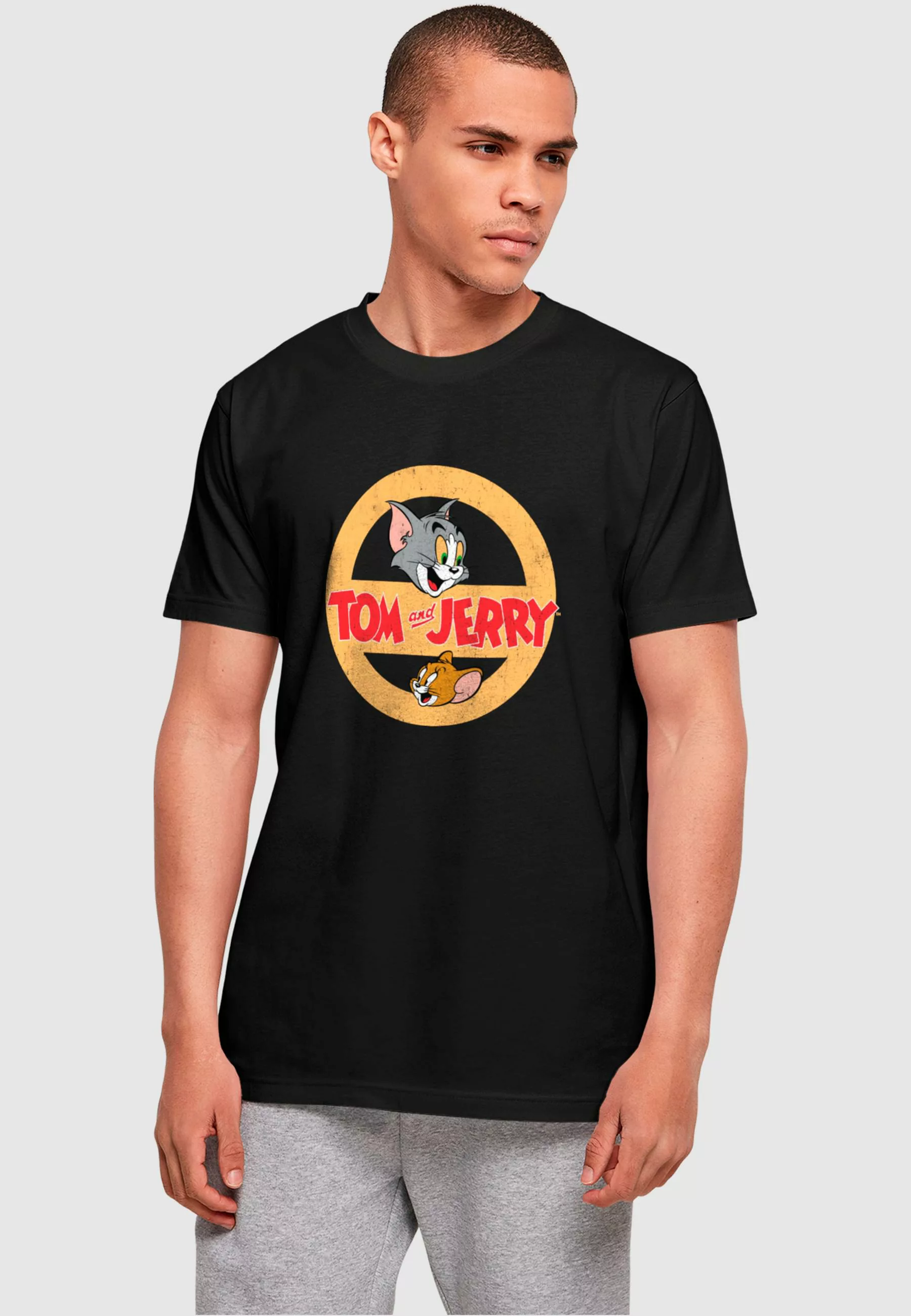 ABSOLUTE CULT T-Shirt "ABSOLUTE CULT Herren Tom and Jerry - Circle One T-Sh günstig online kaufen