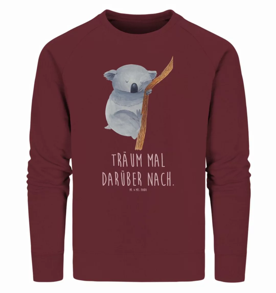 Mr. & Mrs. Panda Longpullover Größe L Koalabär - Burgundy - Geschenk, Sweat günstig online kaufen