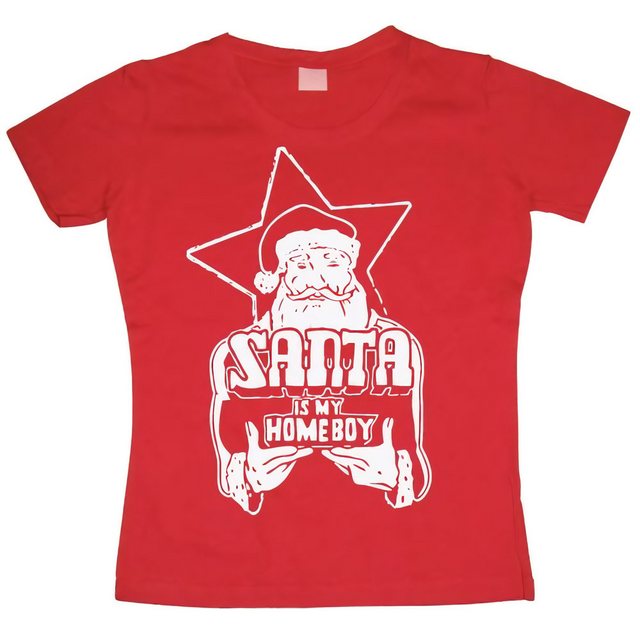 Hybris T-Shirt Santa Is My Homeboy Girly T-Shirt günstig online kaufen