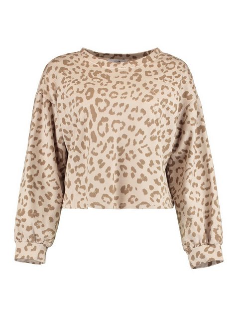HaILY’S Sweatshirt HAILY´S Sweatshirt Crop Fa44nja beige leo günstig online kaufen