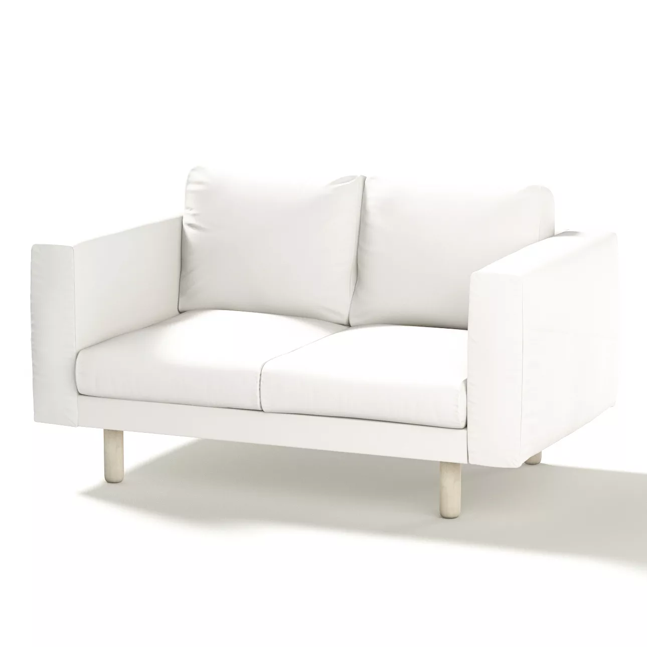 Bezug für Norsborg 2-Sitzer Sofa, weiss, Norsborg 2-Sitzer Sofabezug, Cotto günstig online kaufen